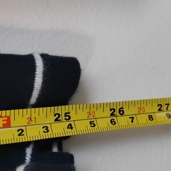 Lauren Ralph Lauren Navy and White Striped Long Sleeve Shirt 100% Cotton XL - Picture 13 of 13